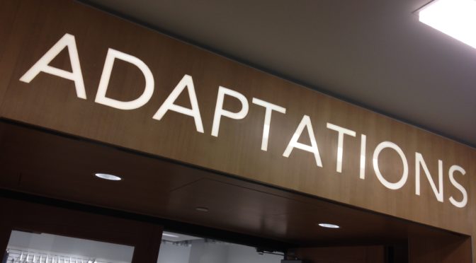 Adaptations Store Closed for Inventory September 29 and 30