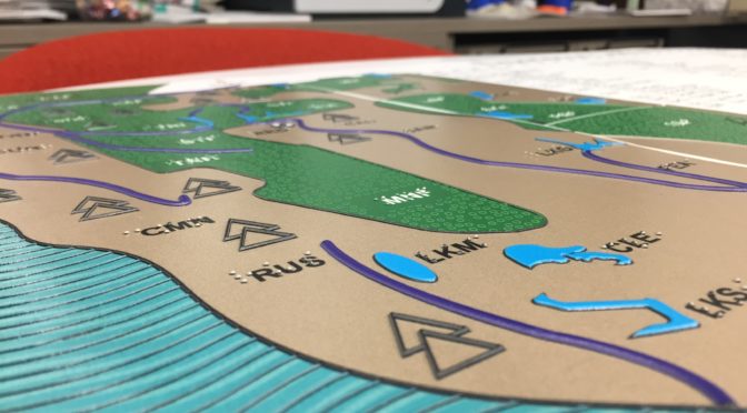 See California Like Never Before: MAD Lab creates its largest low vision and tactile map yet