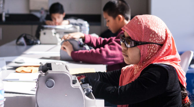 Photos from a Day of Braille Literacy: 2017 Northern California Regional Braille Challenge