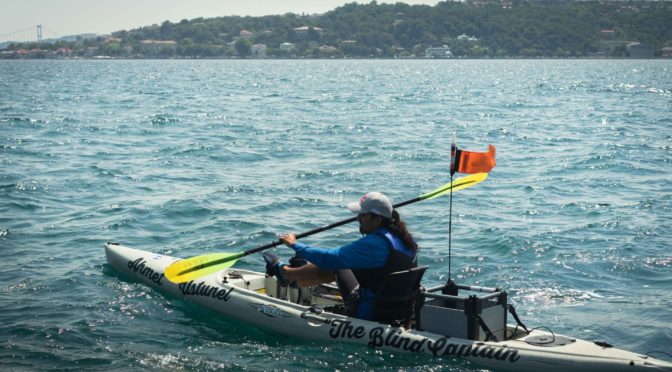 To get to the other side: The Blind Captain makes his mark