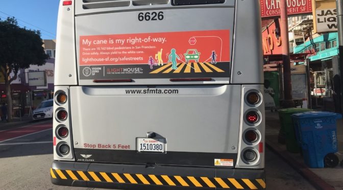 Look for LightHouse on San Francisco Muni Buses