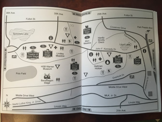 HSB tactile map - inside