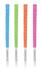 A display of color accented canes.
