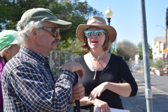 Katt Jones works with LightHouse student George Montag in Napa